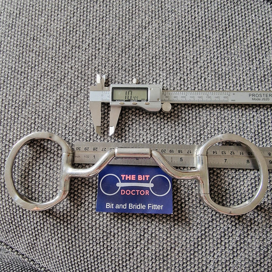 5.5" Myler MB33 eggbutt with hooks snaffle Bit B1027