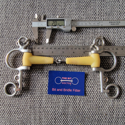 5.5" happy mouth jointed pelham Bit B1560