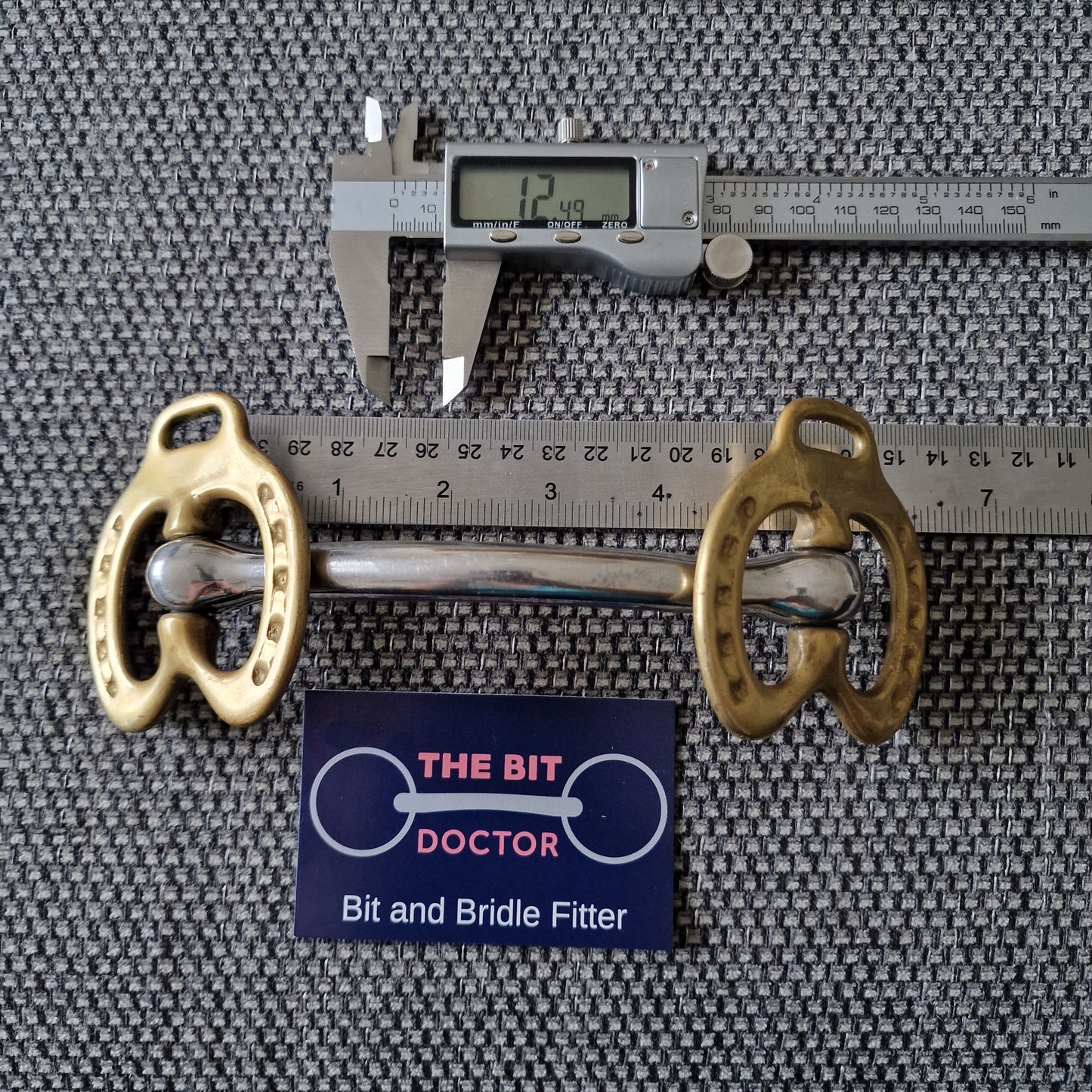 5" stallion inhand snaffle bit B456