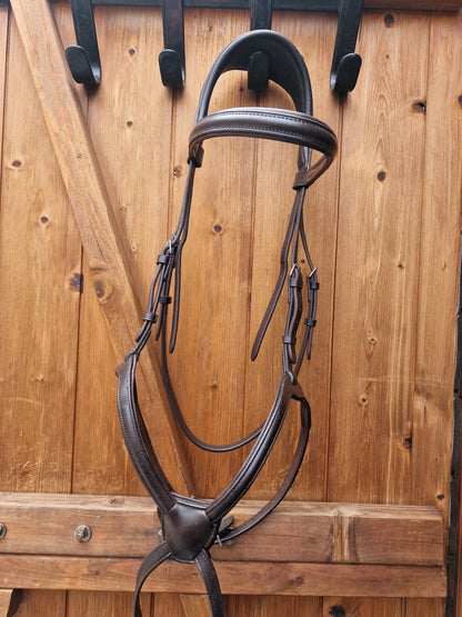 Henry james grackle bridle brown extra Full A52