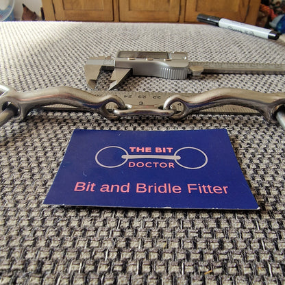 6" myler MB10 loose ring french link snaffle bit B349