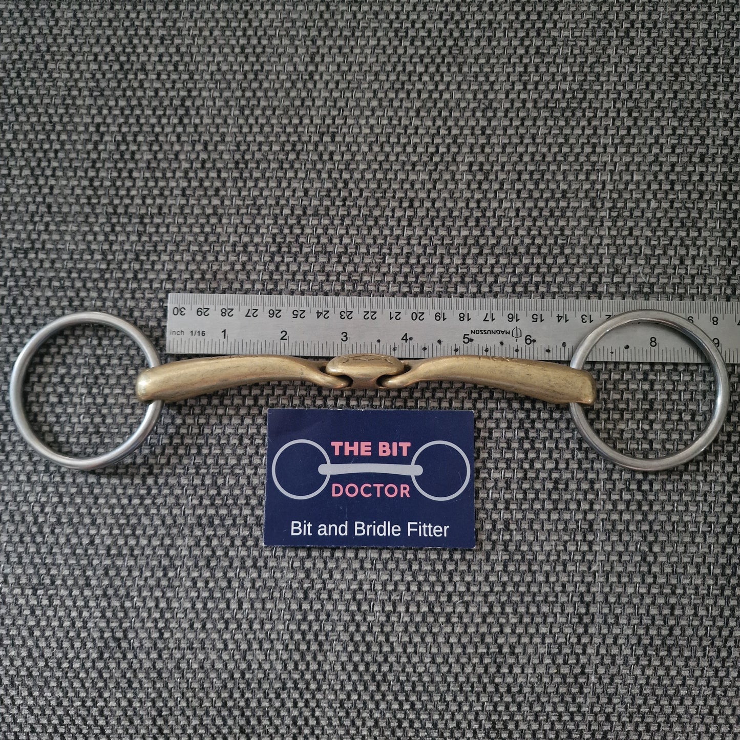 XXL neue schule turtle top loose ring bradoon snaffle Bit B1764
