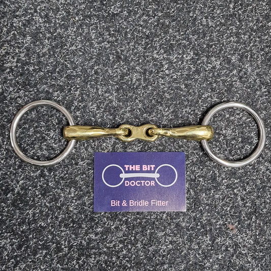 Loose ring copper french link snaffle