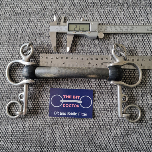 5.25" nylon mullen pelham bit B489