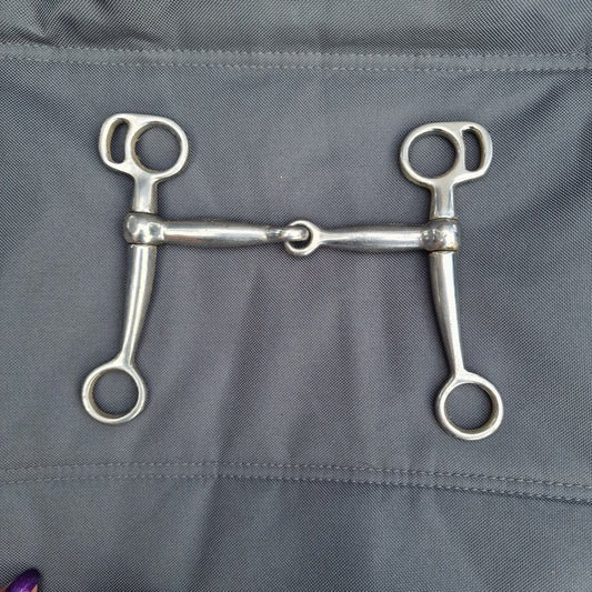 5.25" jointed tom thumb western American / elevator gag bit B821