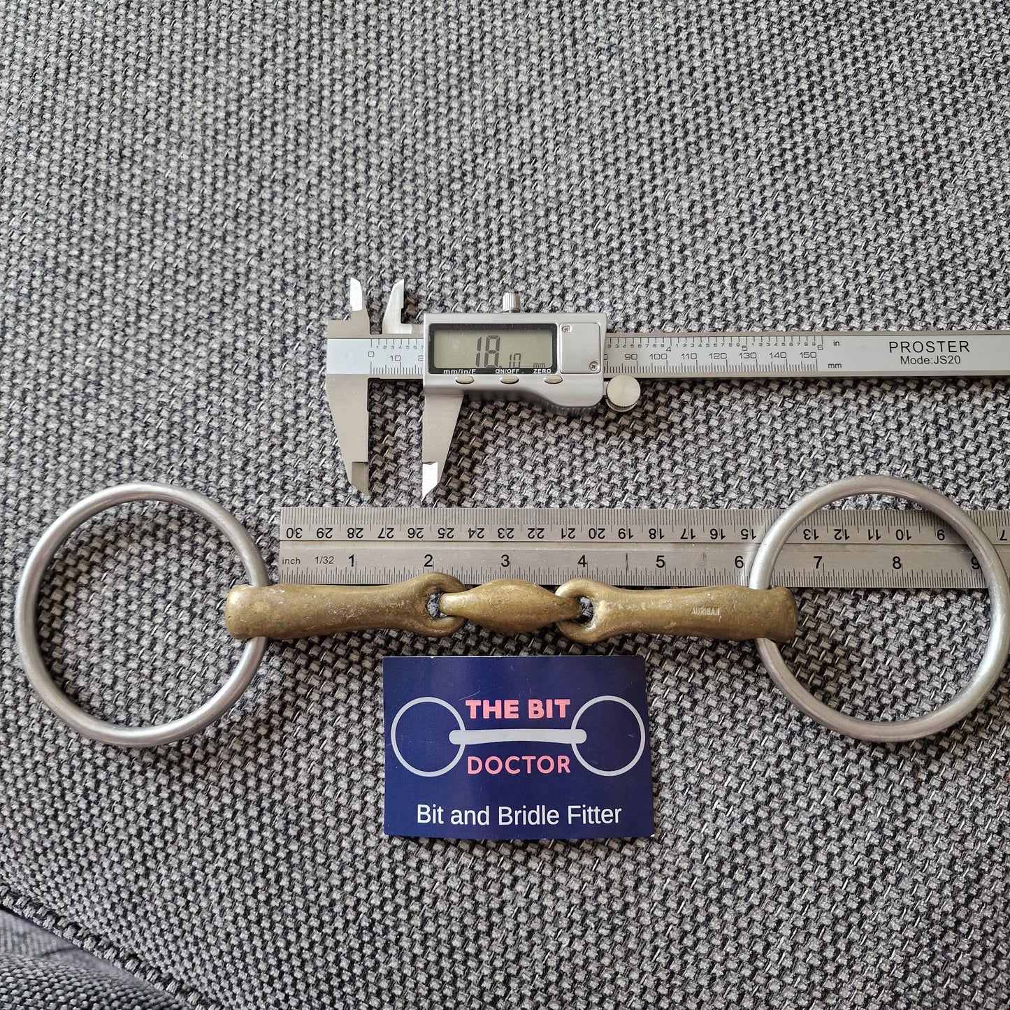 6" sprenger KK Loose ring Lozenge snaffle bit B400