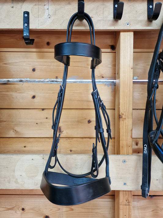 Extra full black hunter bridle