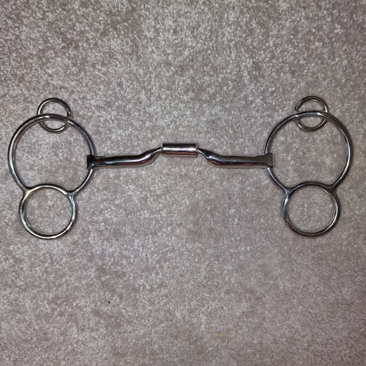 TBD Be Gentle Barrel low port Universal Gag bit