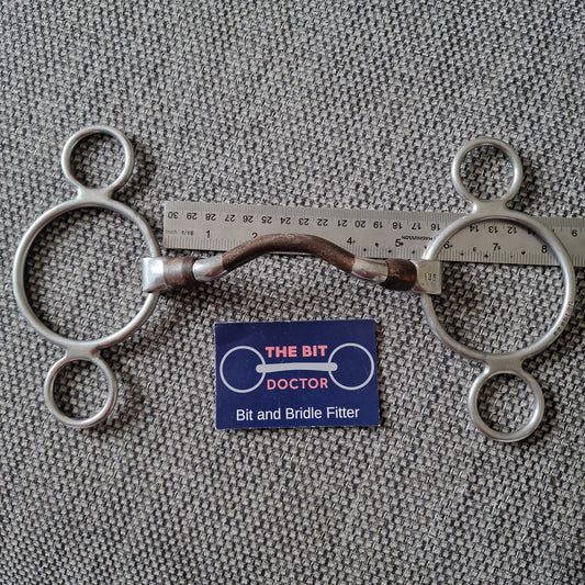 5.25" 135mm bombers happy tongue universal gag Bit B1016