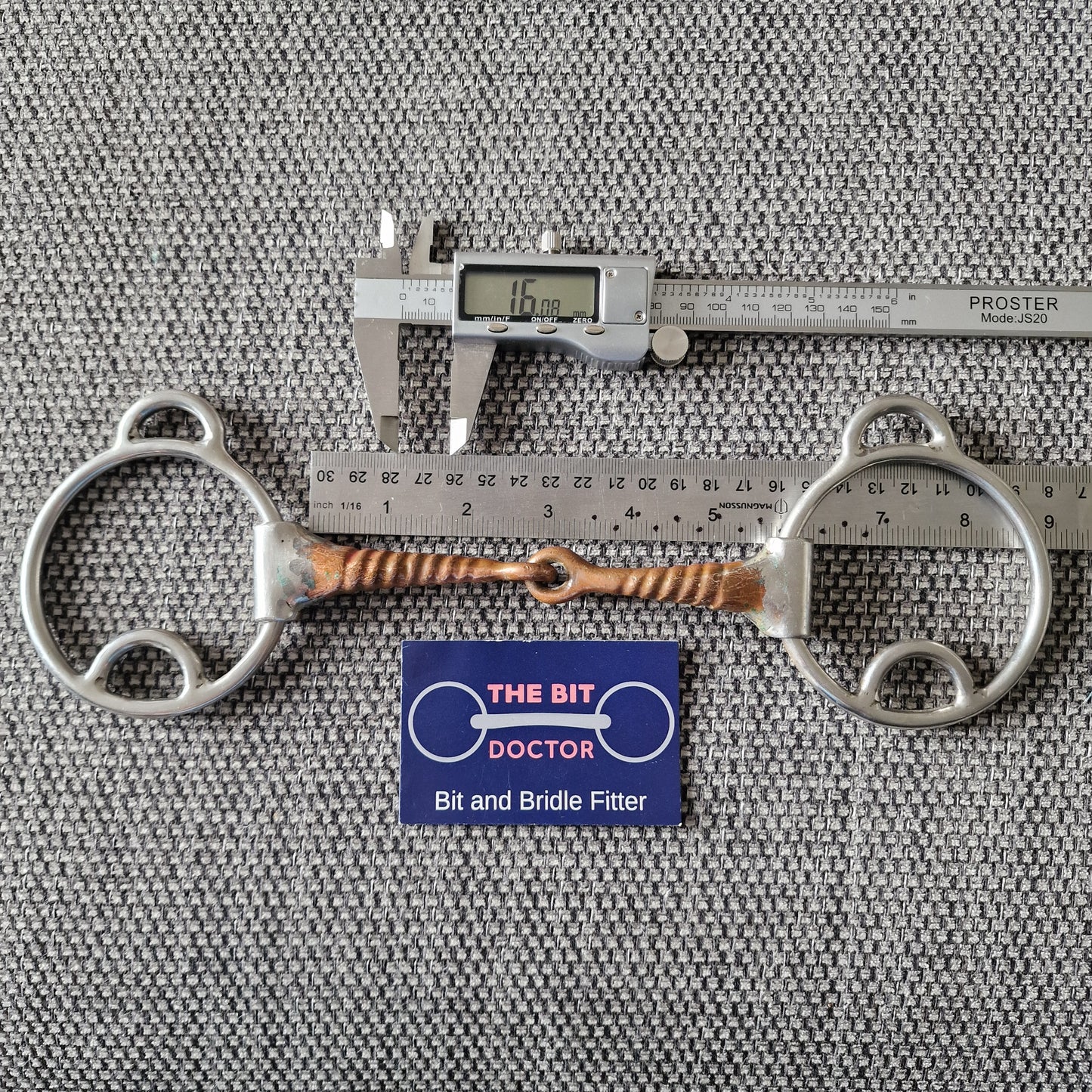 5.5" fylde copper twisted jointed wilkie bit B714