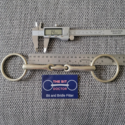 5.75" Spenger KK loose ring lozenge bradoon snaffle bit B347