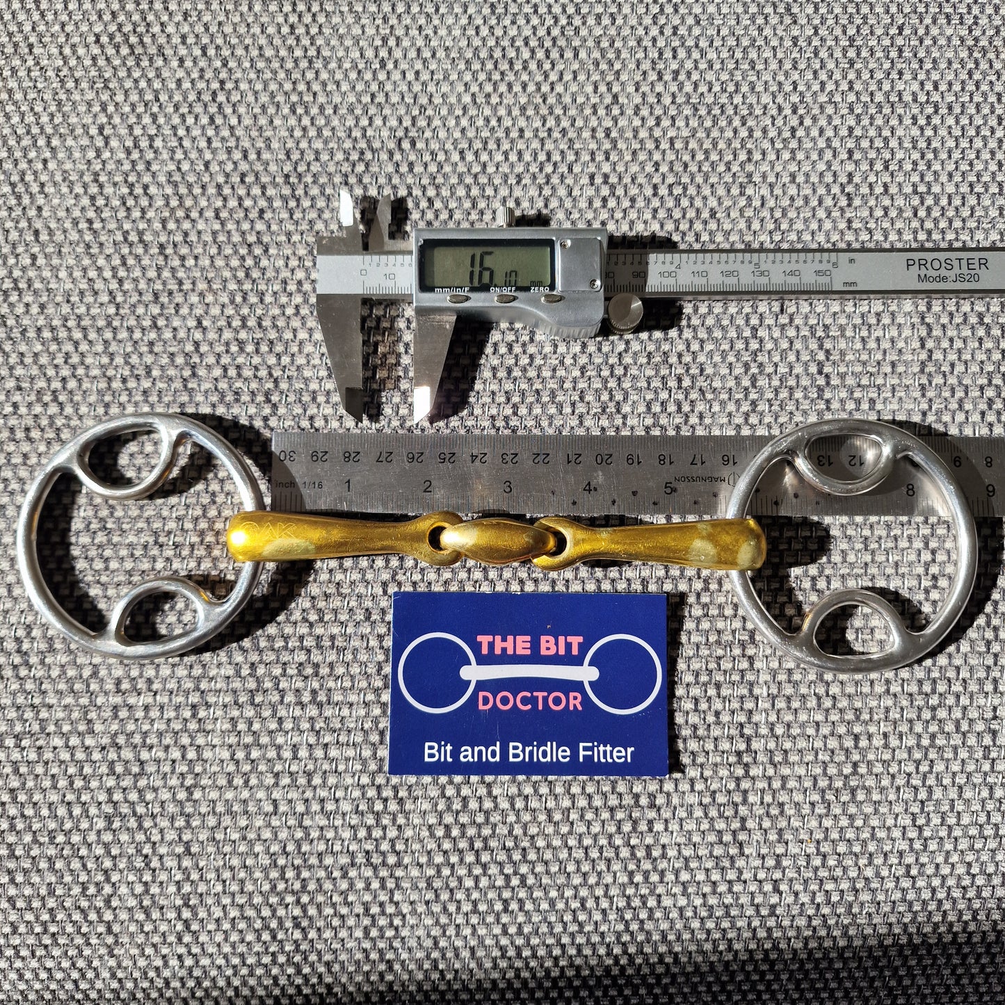 5.5" copper lozenge bevel bit B107