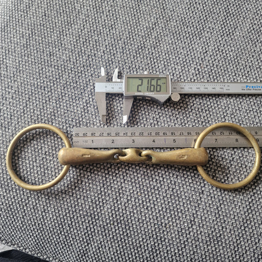 5.75" Sprenger KK Ultra loose ring lozenge snaffle bit B255