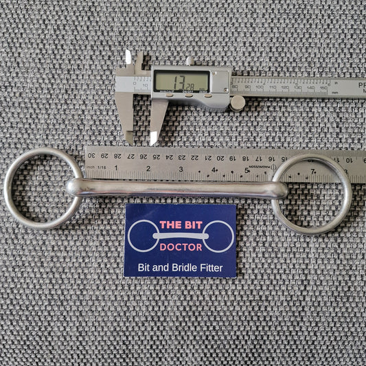 5.5" Loose Ring mullen bradoon snaffle bit B541