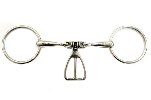 Nagbutt tongue spoon loose ring snaffle bit