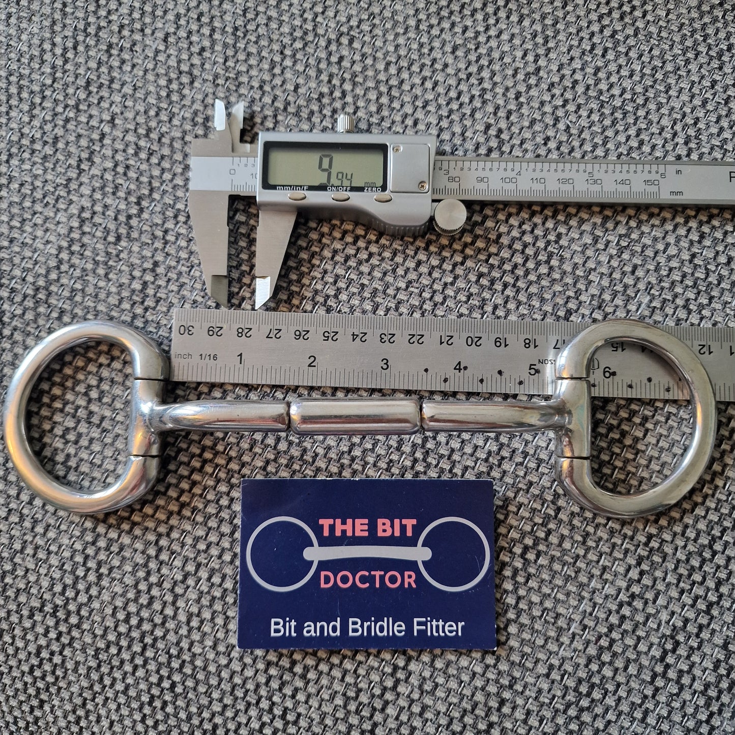 5" horsemanship saddery mullen barrel eggbutt Snaffle bit B425