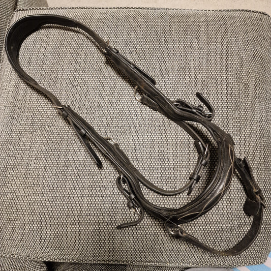 SC cob size Mickem English Leather Competition Bridle