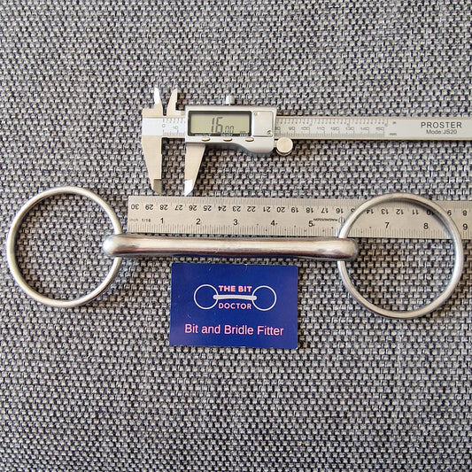 5.5" mullen loose ring snaffle Bit B1578