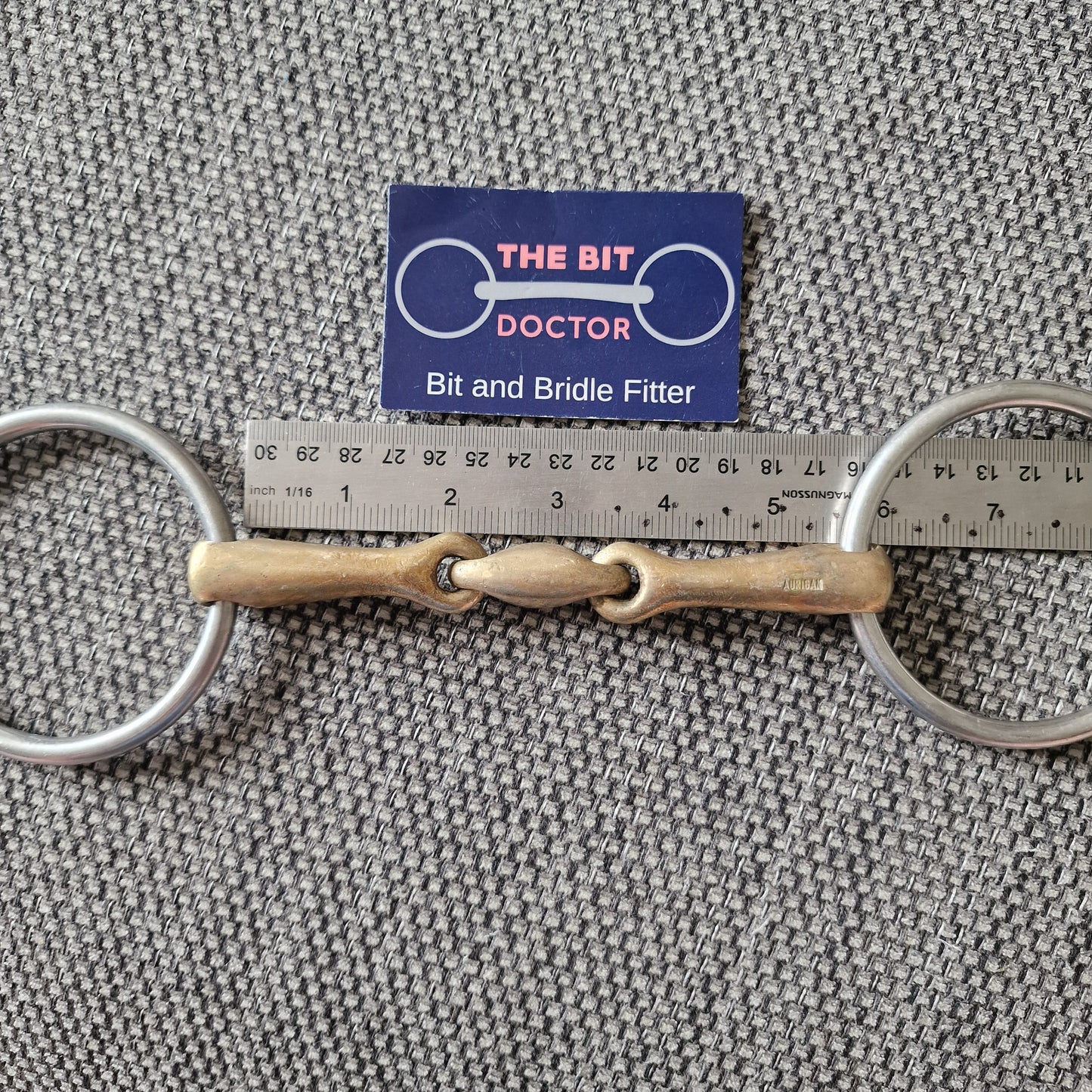 5.5" sprenger kk lozenge loose ring snaffle Bit B1809