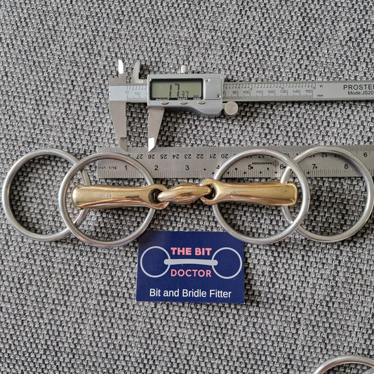 5.75" Sprenger KK lozenge wilson snaffle Bit B1732