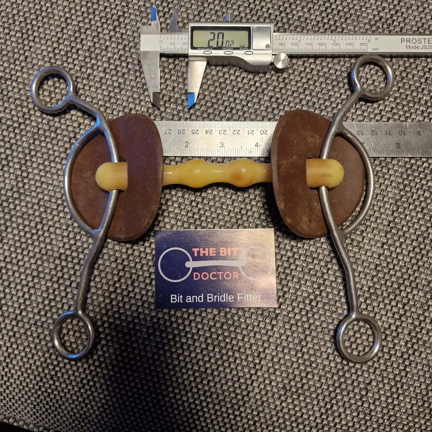 5.25" Happy Mouth American Gag Mullen bit B787