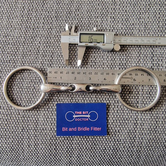 4.5" loose ring lozenge snaffle Bit B1600