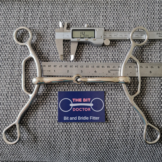 5.75" Abbey custom copper jointed american gag bit B727