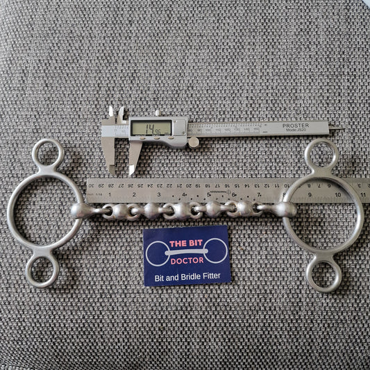 7.75" Abbey custom waterford universal gag bit B476