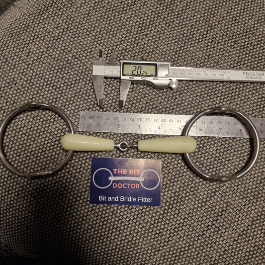 5" new happy mouth balding gag Bit B1188