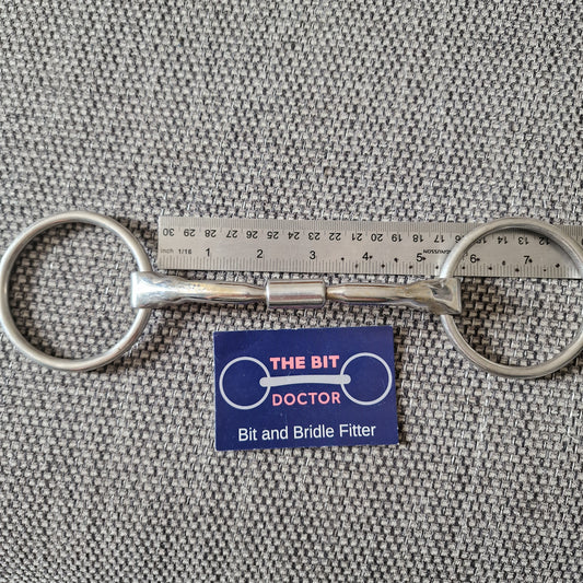 5" expert bits comfy barrel mullen loose ring snaffle Bit B1770