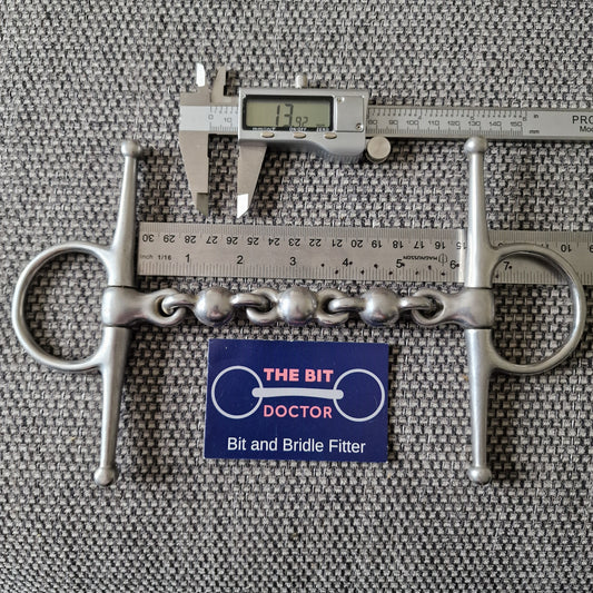 6" waterford Full cheek snaffle bit B262
