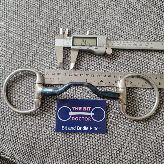 5" 125mm Bombers happy tongue eggbutt snaffle Bit B1501