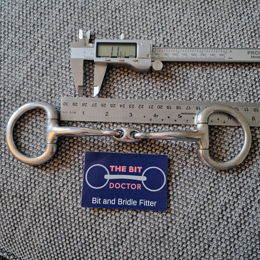 5.5" horsemanship saddery eclipse lozenge eggbutt  snaffle bit B295