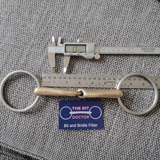 5.75" sprenger novocontact jointed Loose ring snaffle Bit B1730