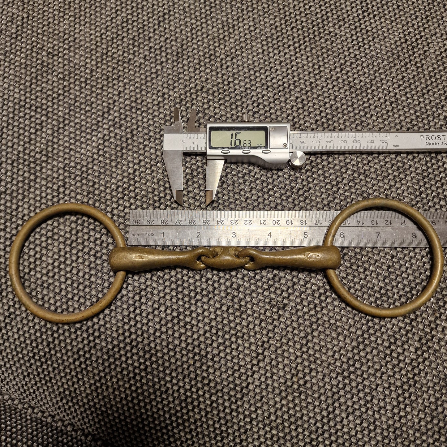 5.25" sprenger kk ultra loose ring lozenge snaffle bit B1226 *see photos