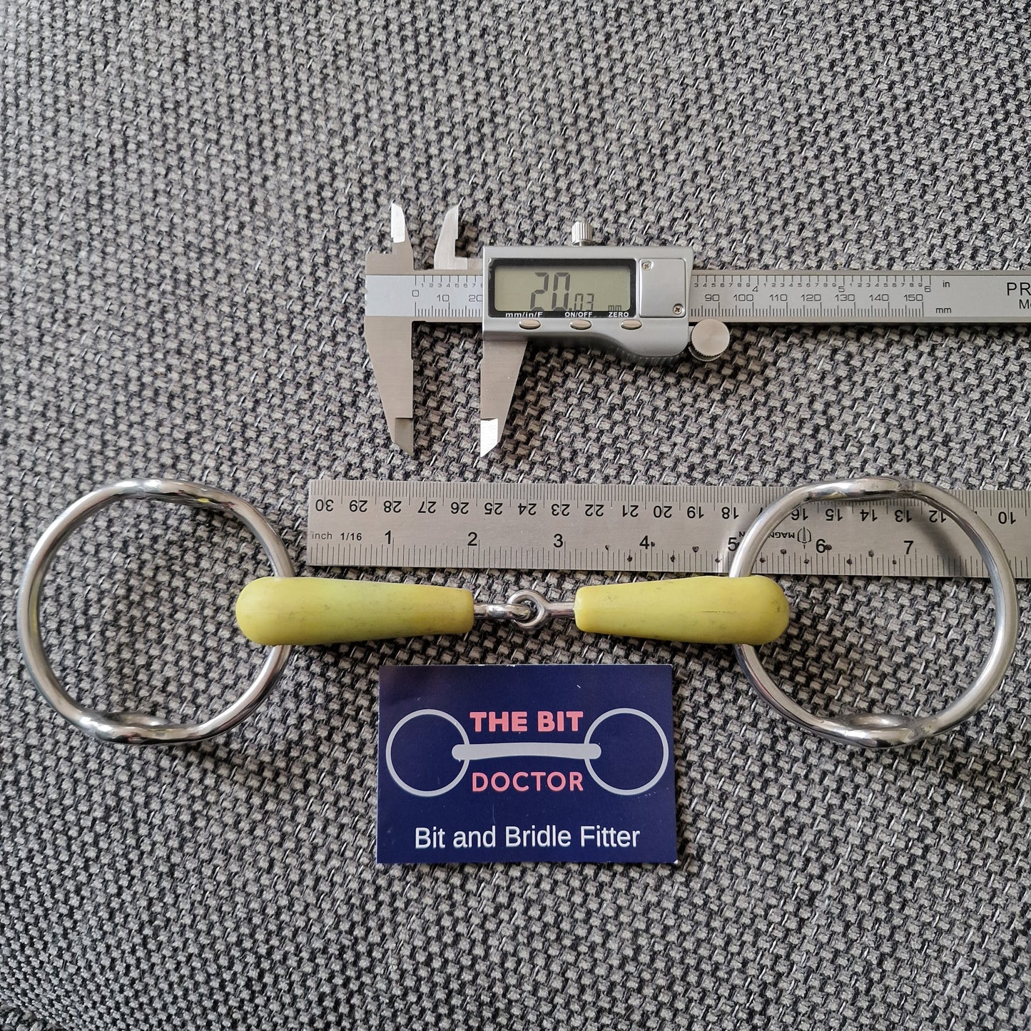 4.75" happy mouth jointed balding gag bit B1250