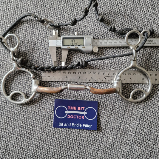 5.5" myler mb04 low port comfort barrel parelli cradle bit B812