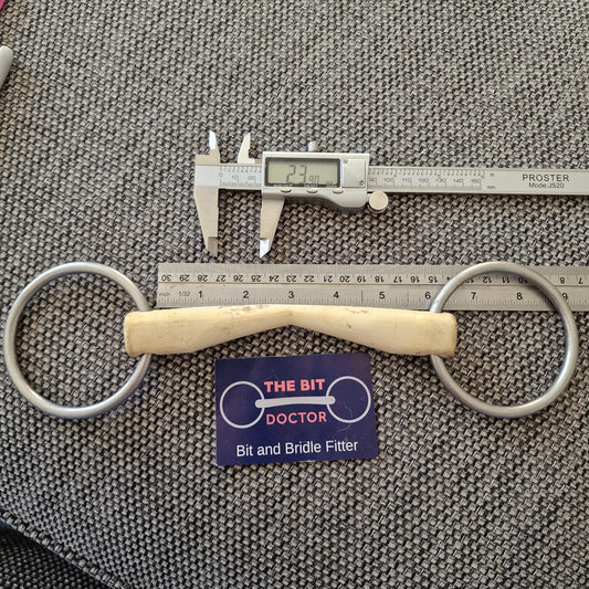 5.75" sprenger duo flexi mullen loose ring snaffle bit B1257