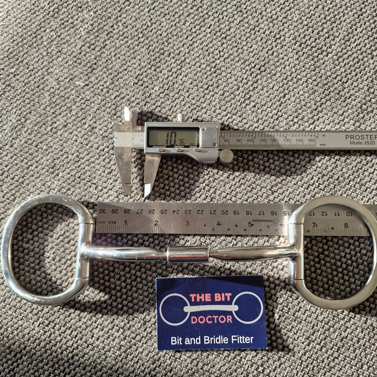 6" myler mb02 mullen Barrel eggbutt snaffle Bit B1820