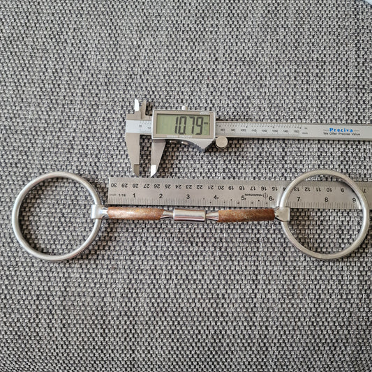 6" myler mb02 barrel loose ring snaffle bit B165