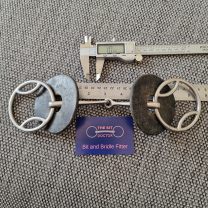 5.5" bevel jointed Snaffle Bit B1030