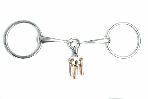 Copper Keys Loose Ring Breaking snaffle bit