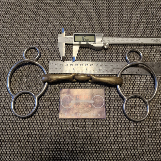 5.25" sprenger RS dynamic lozenge universal gag bit B1088