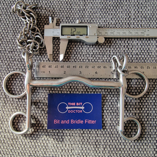 5" Show Pelham Mullen Ported bit B761