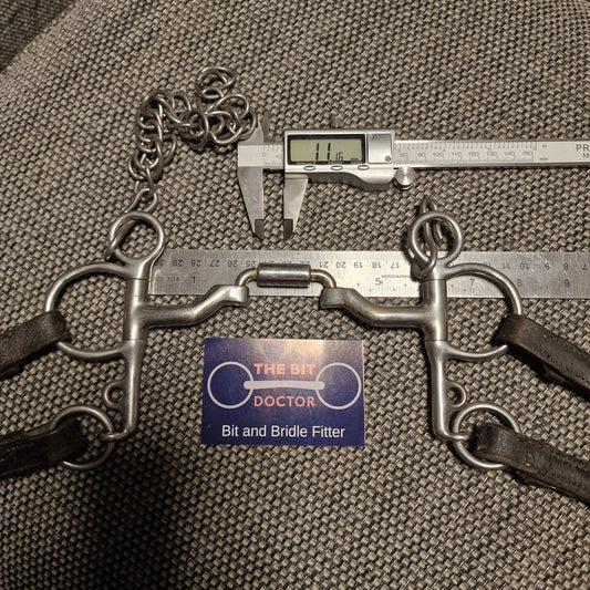 5.5" myler mb27-pb correctional barrel pelham Bit B1299