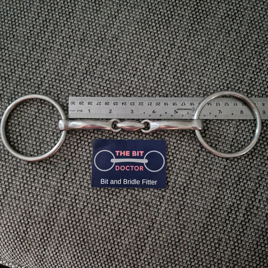 5.75" infomed designs harmony lozenge loose ring snaffle Bit B1838