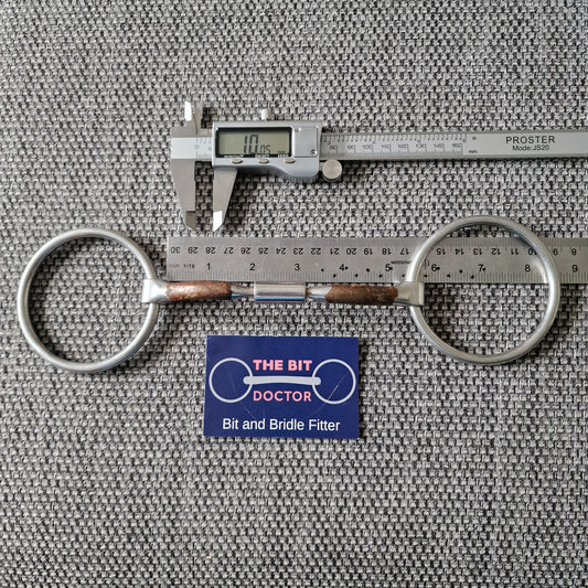 5" myler mb02 sweet iron mullen barrel loose ring snaffle Bit B1262