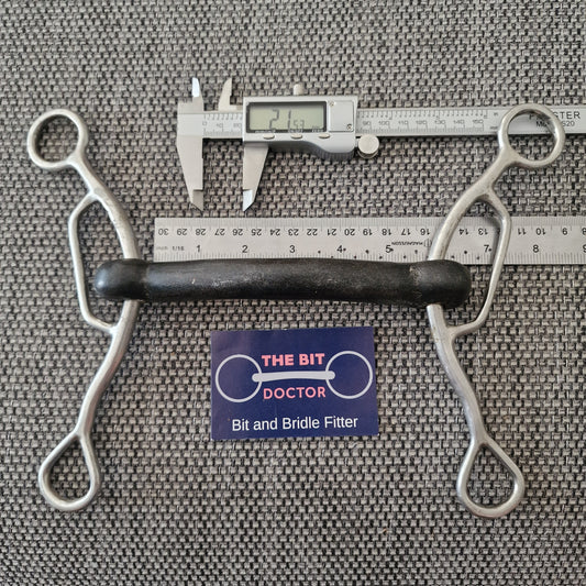 5.5" abbey custom vulcanite mullen american gag bit B515