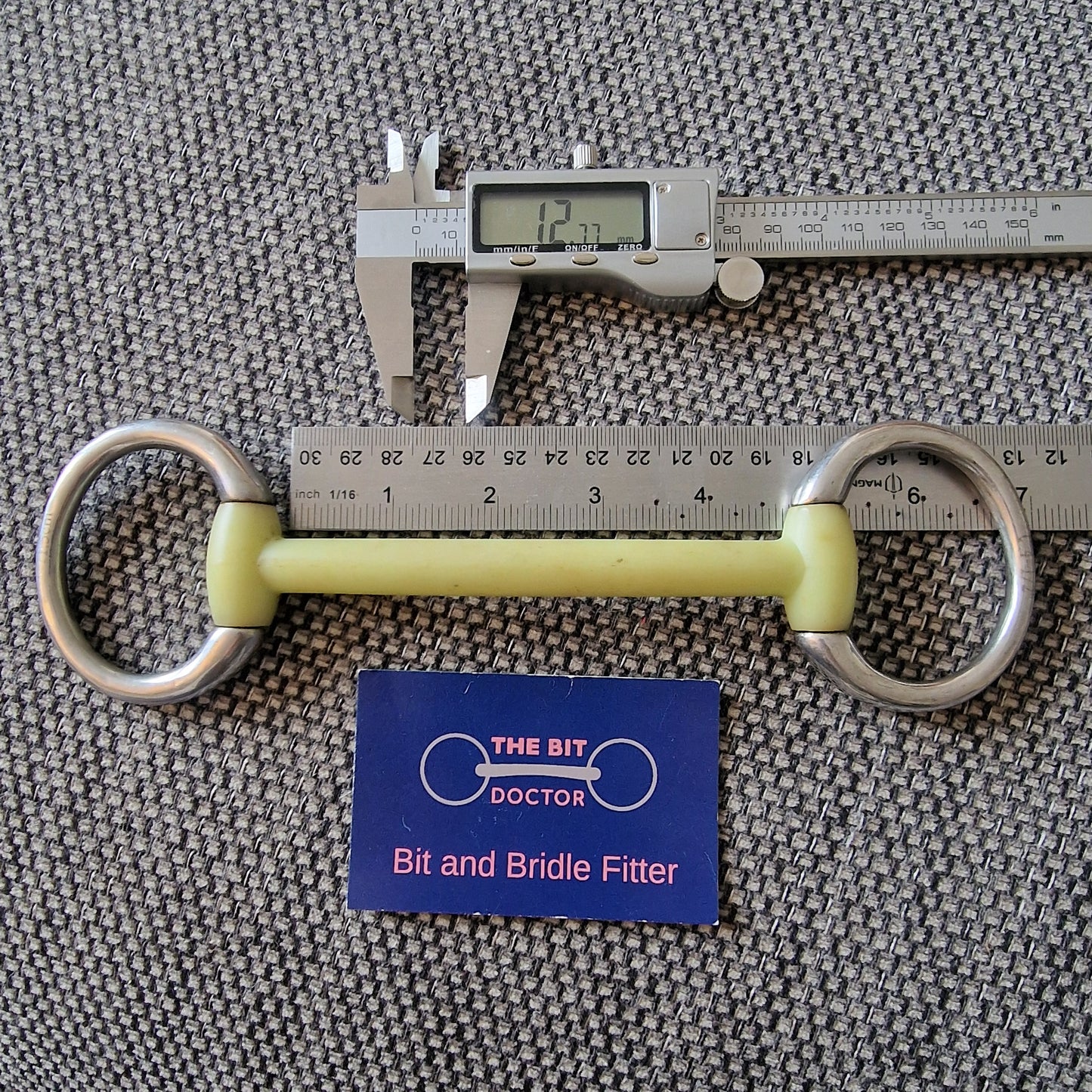 4.5" happy mouth? mullen eggbutt snaffle bit B62