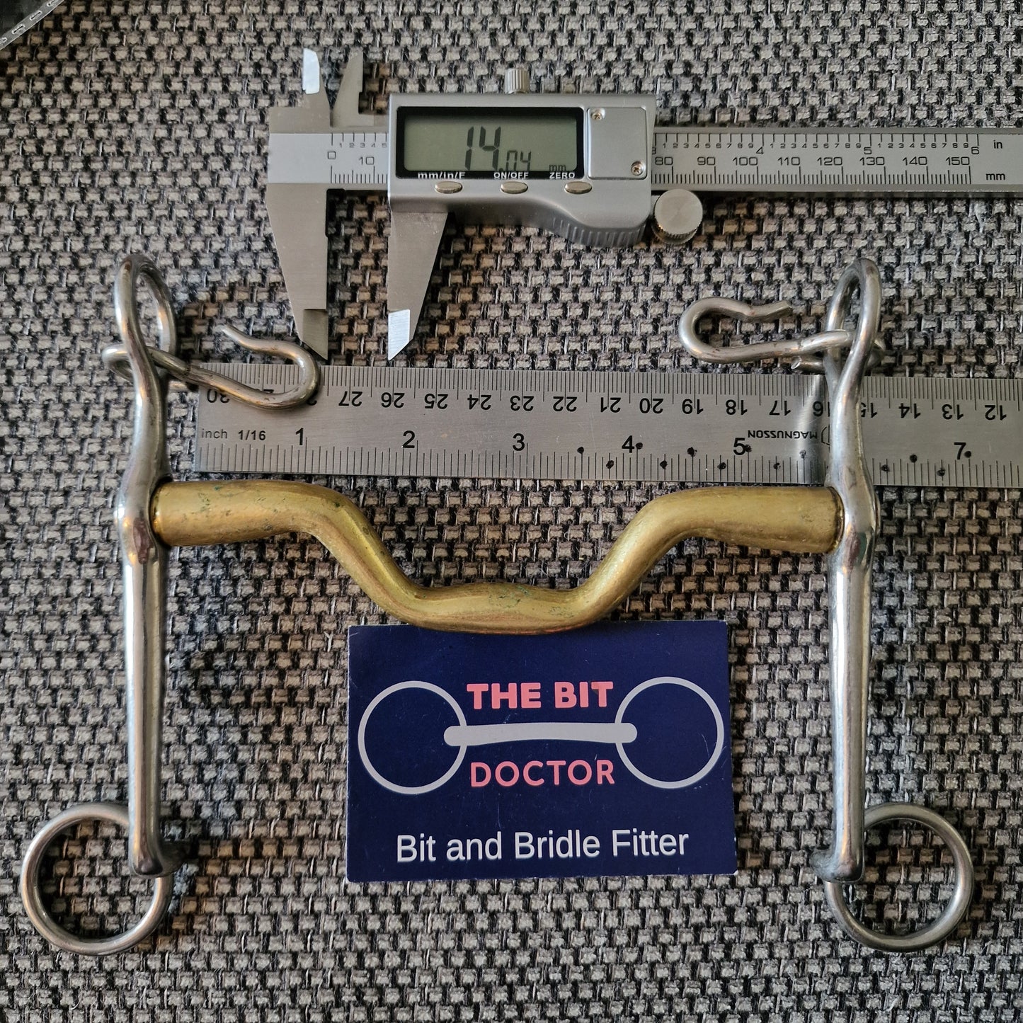 5.5" neue schule revolving warmblood double weymouth Bit B1495